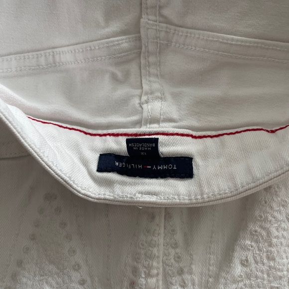 White Denim Mini Skirt - Picture 3 of 3